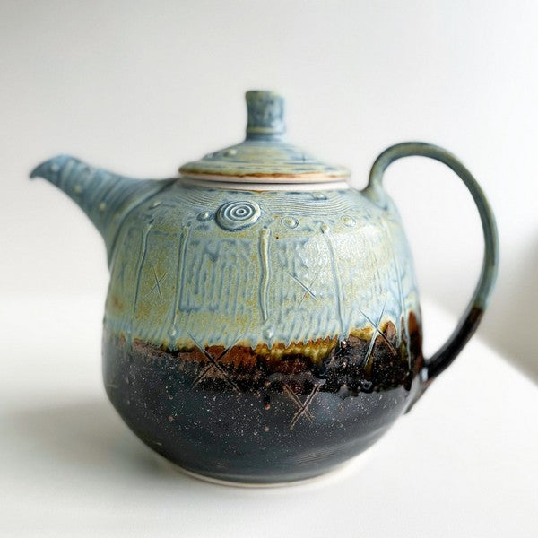 Blue Ash Teapot