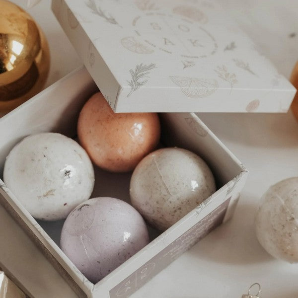 Bath Bomb Gift Set | Soak Bath Co. | Shop a selection of handmade bath products at boogie + birdie