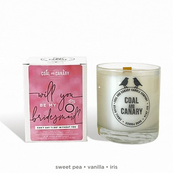 Will You Be My Bridesmaid? Candle | Shop Coal & Canary at boogie + birdie in Ottawa, ON.
