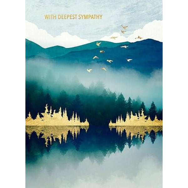 Mist Reflection Sympathy Card