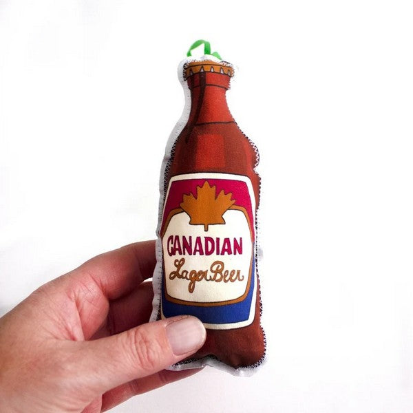 Canadian Lager Beer Ornament | Shop handmade ornaments at boogie + birdie in Ottawa