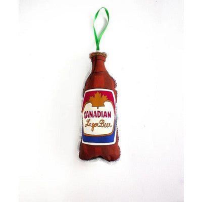 Canadian Lager Beer Ornament | Shop handmade ornaments at boogie + birdie in Ottawa.