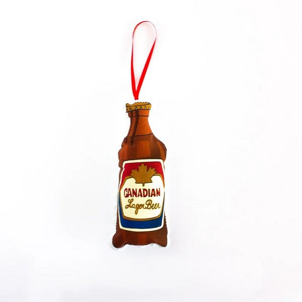 Canadian Lager Beer Ornament | Shop handmade ornaments at boogie + birdie in Ottawa