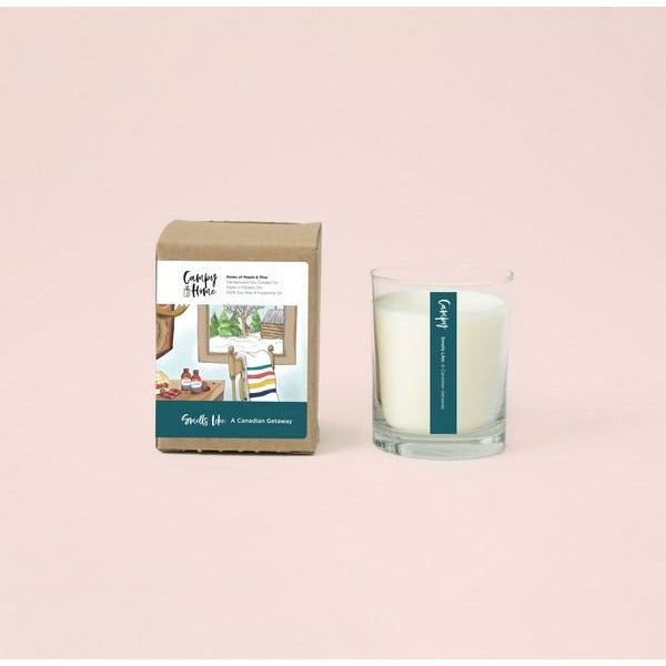 A Canadian Getaway Candle | Campy Candles | boogie + birdie