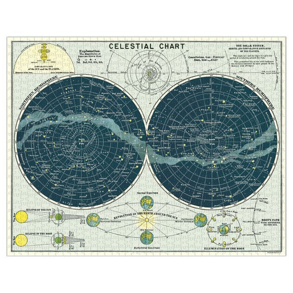 Celestial Wrap Sheet | Shop Cavallini Paper & Co. at boogie + birdie in Ottawa.