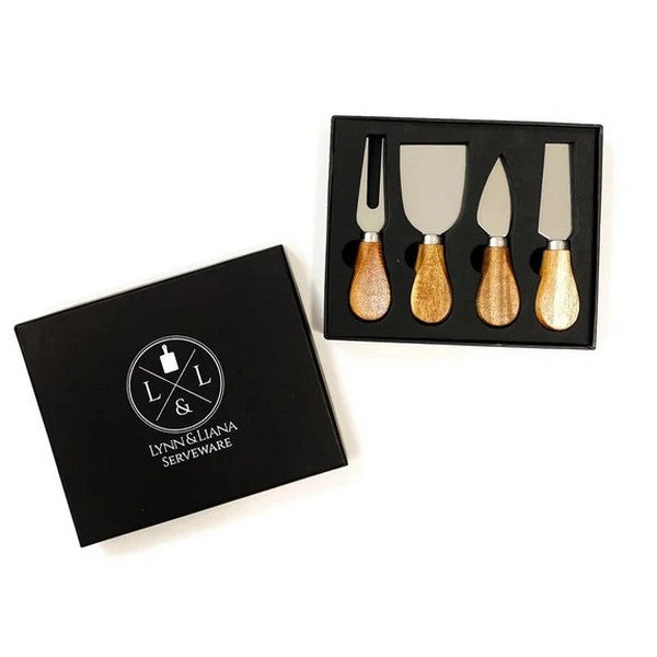Acacia Cheese Knife Set | Lynn & Liana Designs | boogie + birdie