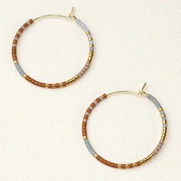 Gold Desert Chromacolour Hoop Earrings | Shop earrings at boogie + birdie in Ottawa.