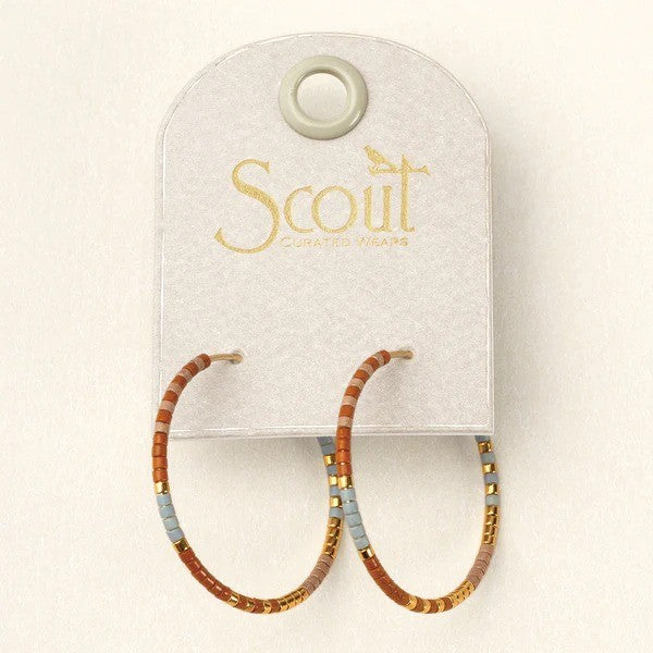 Gold Desert Chromacolour Hoop Earrings | Shop earrings at boogie + birdie in Ottawa.