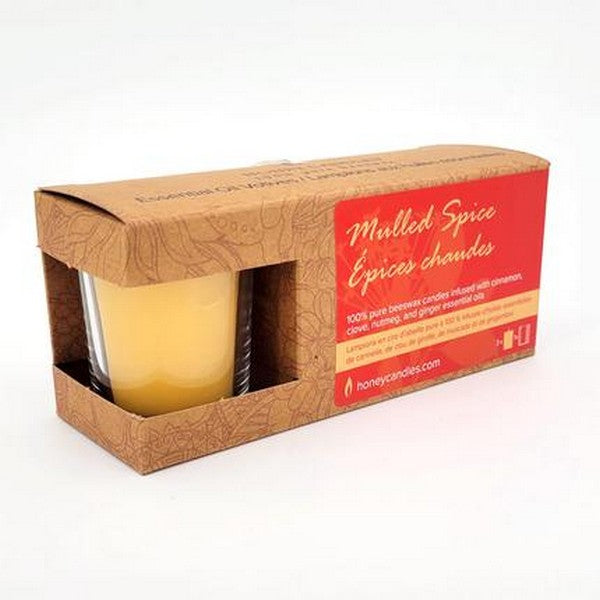 Mulled Spice Beeswax Votives - 3 Pack | Home | boogie + birdie