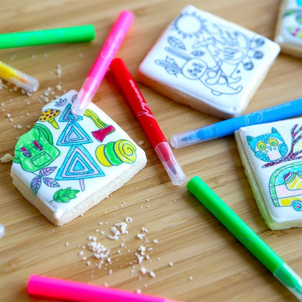 Great Outdoors Colouring Cookies
