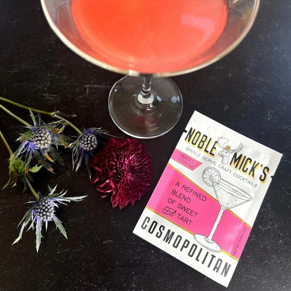 Cosmopolitan Single Serving Cocktail Mix | Shop Noble Mick's cocktail mixes at boogie + birdie in Ottawa.