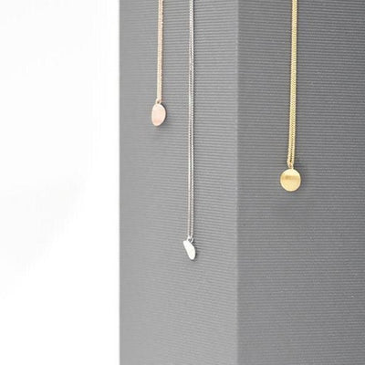 Petite Curl Dot Necklaces