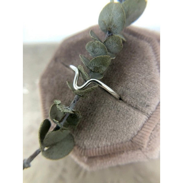 Silver Open Fire Curve Ring | Shop rings at boogie + birdie in Ottawa.