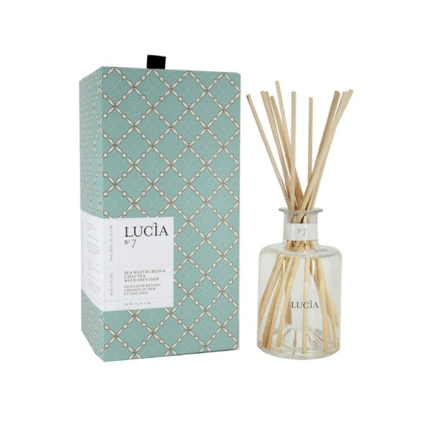Sea Watercress + Chai Tea Reed Diffuser | Lucia | boogie + birdie