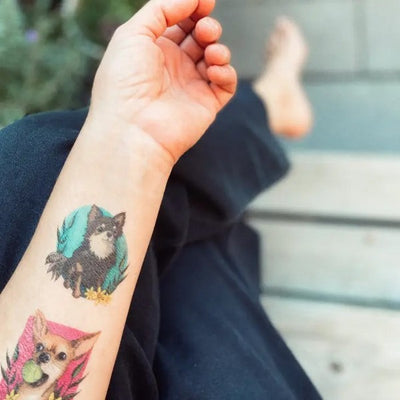 Dogs Temporary Tattoos | Shop temporary tattoos at boogie + birdie in Ottawa.