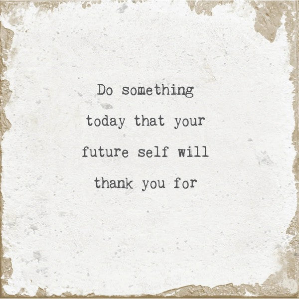 Do Something Marble Coaster | Shop Cedar Mountain Studios at boogie + birdie in Ottawa.