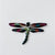 Dragonfly Hand Painted Metal Magnet | Shop magnets at boogie + birdie in Ottawa.