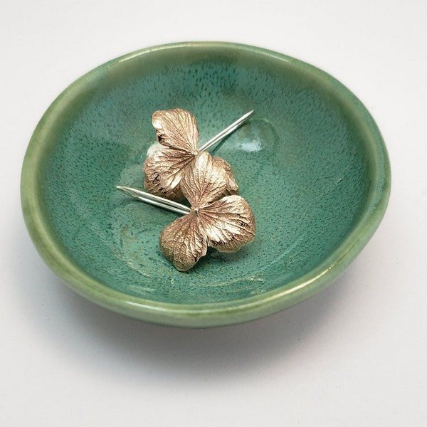 Bronze Hydrangea Drop Earrings | Brelokz | boogie + birdie