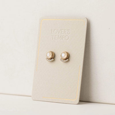 Champagne Mimosa Stud Earrings | Lover's Tempo | boogie + birdie