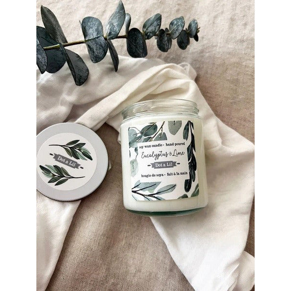 Eucalyptus + Lime Candle | Shop candles at boogie + birdie in Ottawa.