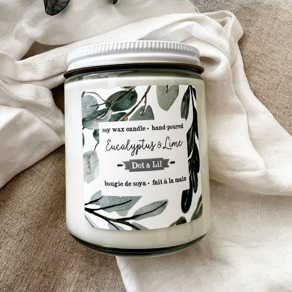 Eucalyptus + Lime Candle | Shop candles at boogie + birdie in Ottawa.