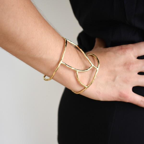 Lissa Bowie Serenella Brass Cuff