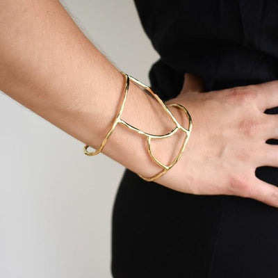 Lissa Bowie Serenella Brass Cuff