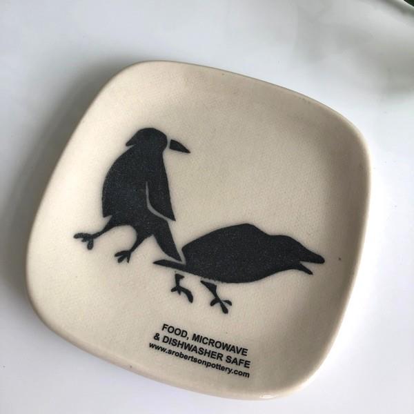 Crow Couple Tea Bag Holder