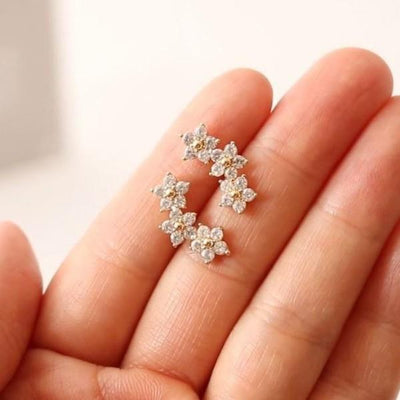 Gold Blossom Climber Earrings | Jewellery | boogie + birdie