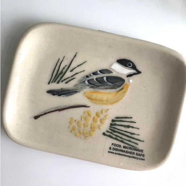 Chickadee Soap Dish | Susan Robertson Pottery | boogie + birdie