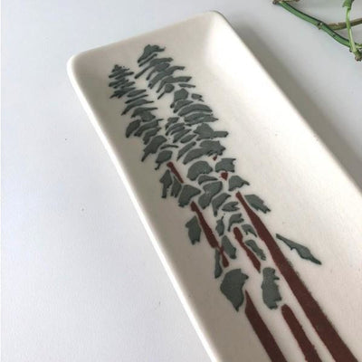 Cedar Trees Plate | Susan Robertson Pottery | boogie + birdie