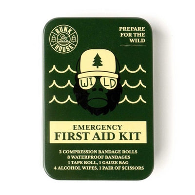 Emergency First Aid Kit Tin | Shop camping accessories at boogie + birdie in Ottawa.