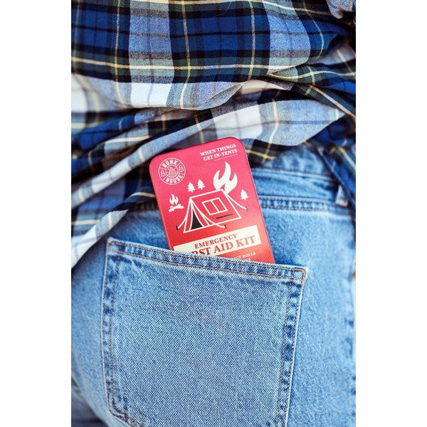 Emergency First Aid Kit Tin | Shop camping accessories at boogie + birdie in Ottawa.