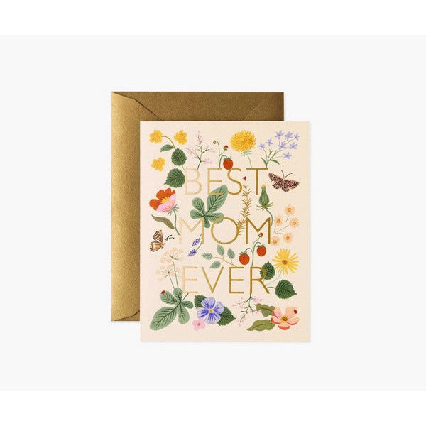 Best Mom Ever Mother's Day Card | Shop Rifle Paper Co. at boogie + birdie in Ottawa.