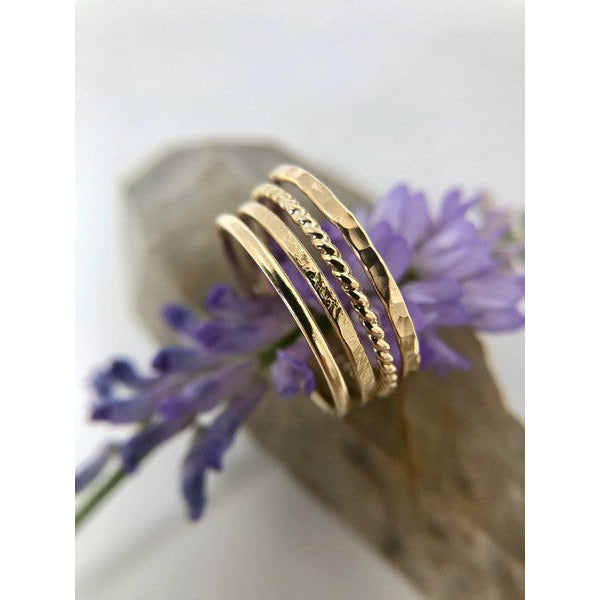 Gold Open Fire Rope Ring | Shop Jewellery at boogie + birdie in Ottawa.