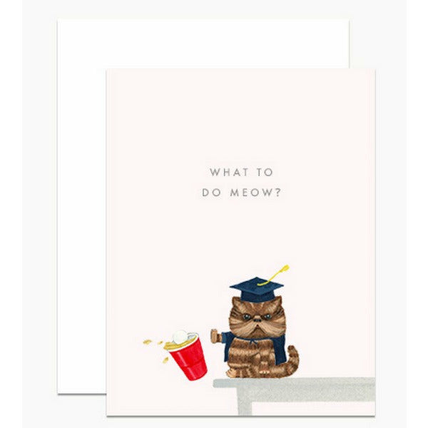 What To Do Meow Card | Shop a selection of greeting cards at boogie + birdie