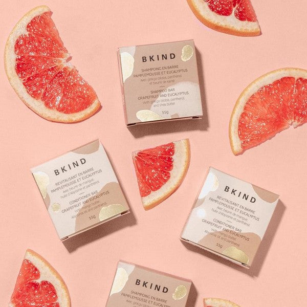 Grapefruit and Eucalyptus Shampoo Bar | BKIND | boogie + birdie