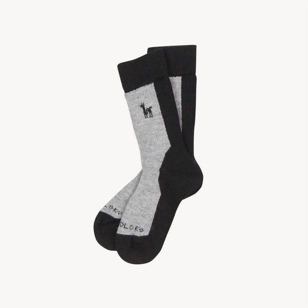 Black Hiker Alpaca Socks
