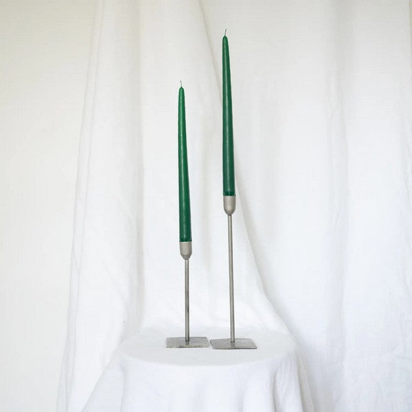 Hunter Green Taper Candle Pair | Shop candles at boogie + birdie in Ottawa.