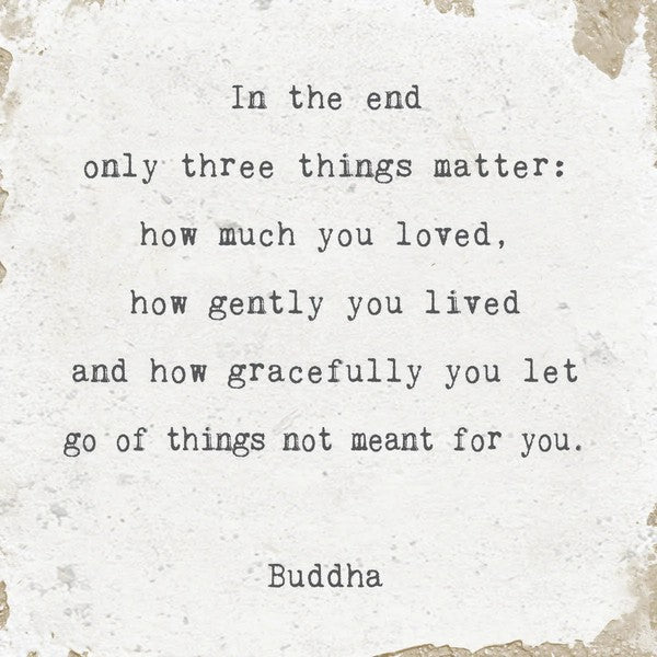 In The End Marble Coaster | Shop Cedar Mountain Studios at boogie + birdie in Ottawa.