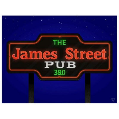 James Street Pub Print | Damn Fine | boogie + birdie