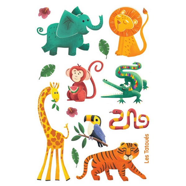The Jungle Temporary Tattoos | Shop Les Tatoués at boogie + birdie in Ottawa.