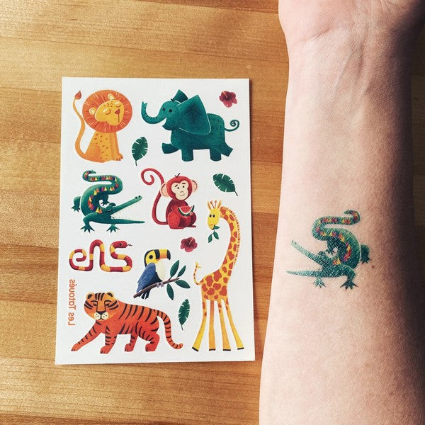 The Jungle Temporary Tattoos | Shop Les Tatoués at boogie + birdie in Ottawa.
