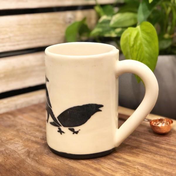 Crow Couple Mug