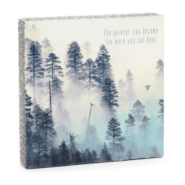 The Quieter You Become Art Block