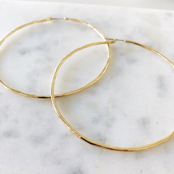 Large Lissa Bowie Carladonna Hoop Earrings