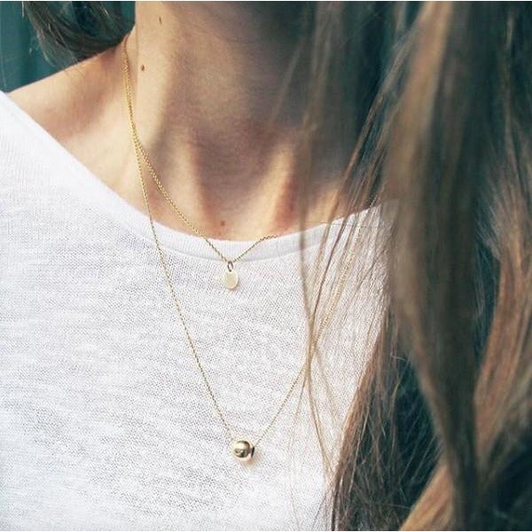 Gold Zen Necklace | Katye Landry Designs | boogie + birdie