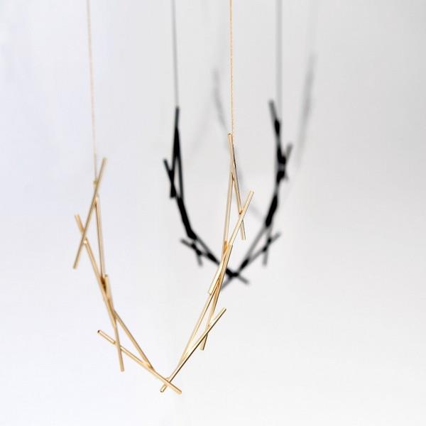 Gold Sixes + Sevens Necklace