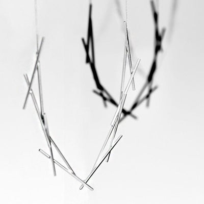 Silver Sixes + Sevens Necklace