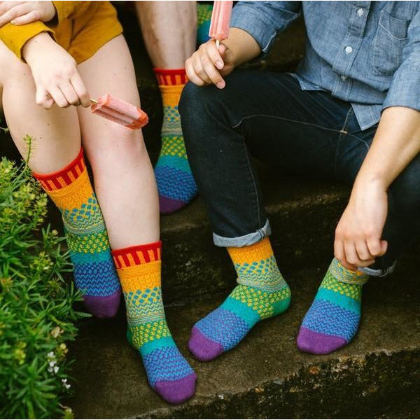 Rainbow Solmate Socks | boogie + birdie